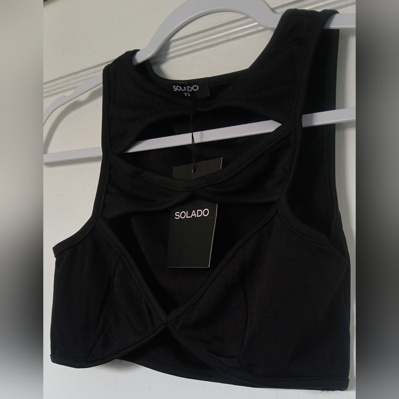 Solado Stylish XS Crop Top NWT - Picture 2 of 4